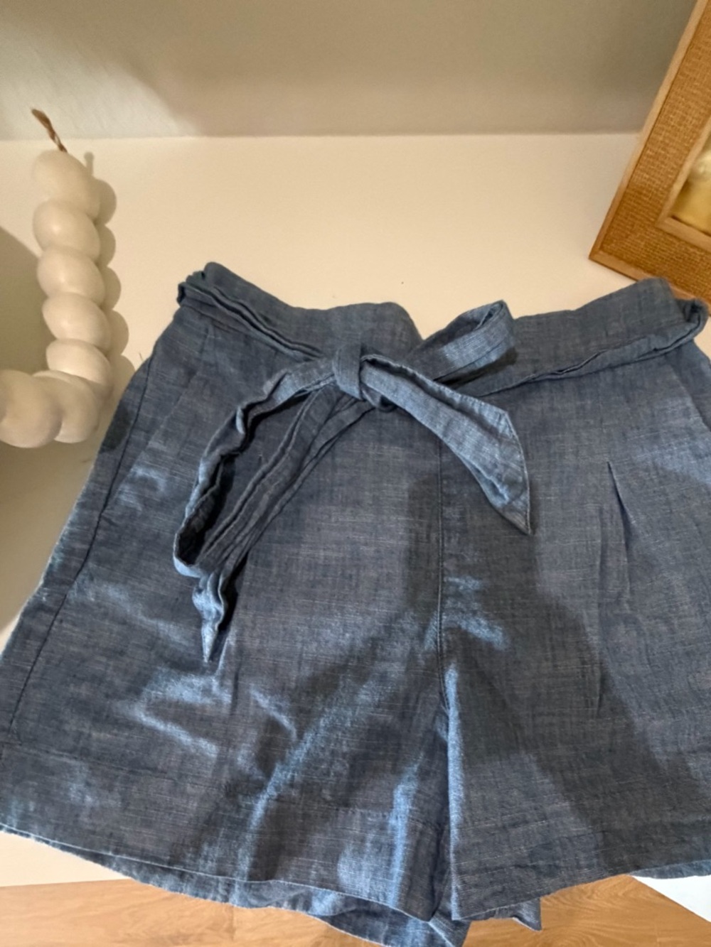 J. Crew Light Denim Blue Elastic Waist Shorts